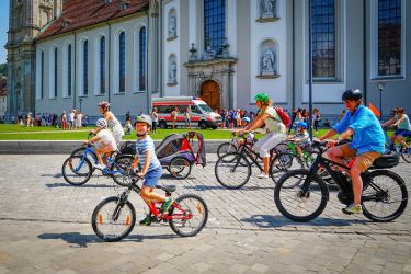 18.9.21 - bereits die zweite Kidical Mass in St. Gallen (tagblatt.ch, Raphael Rohner)